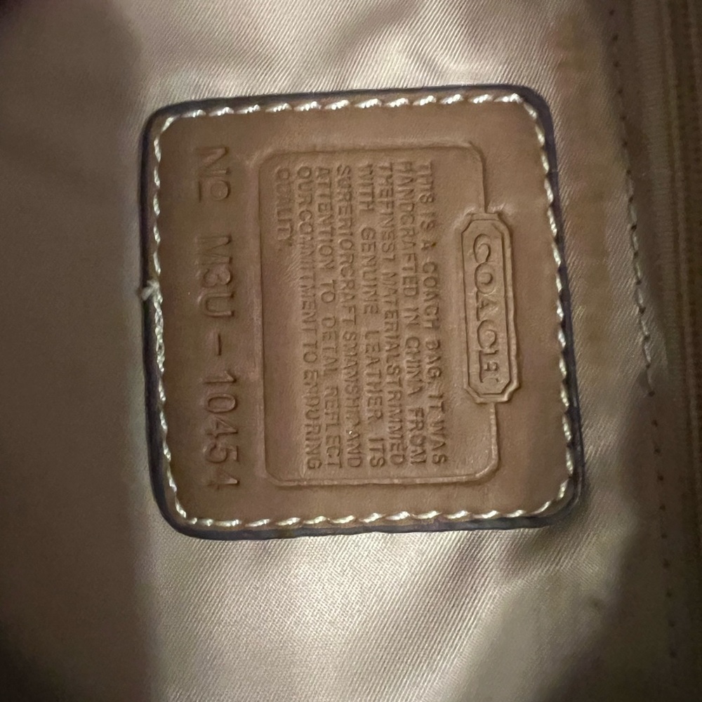 Multi Colored Patchwork Coach Bag - image 6